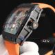 replica richard mille RM 68-01 Tourbillon Cyril Kongo Watch black ceramic case yellow velcro strap (7)_th.jpg